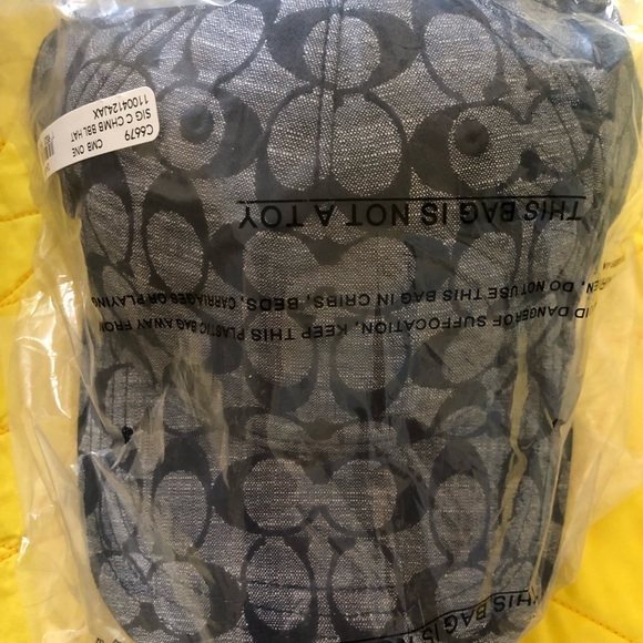 Coach Blue Patterned Hat - Picture 4 of 9